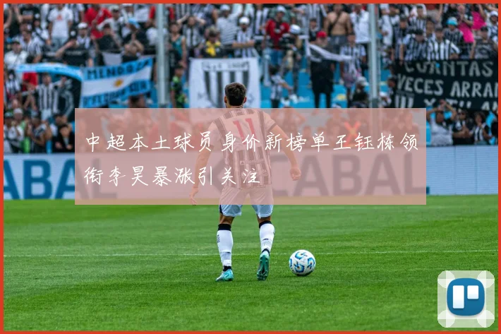 中超本土球员身价新榜单王钰栋领衔李昊暴涨引关注